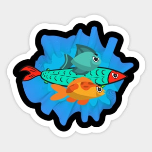 Tetra fish Sticker